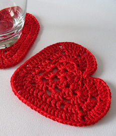 Christmas in love coasters - Set of 2